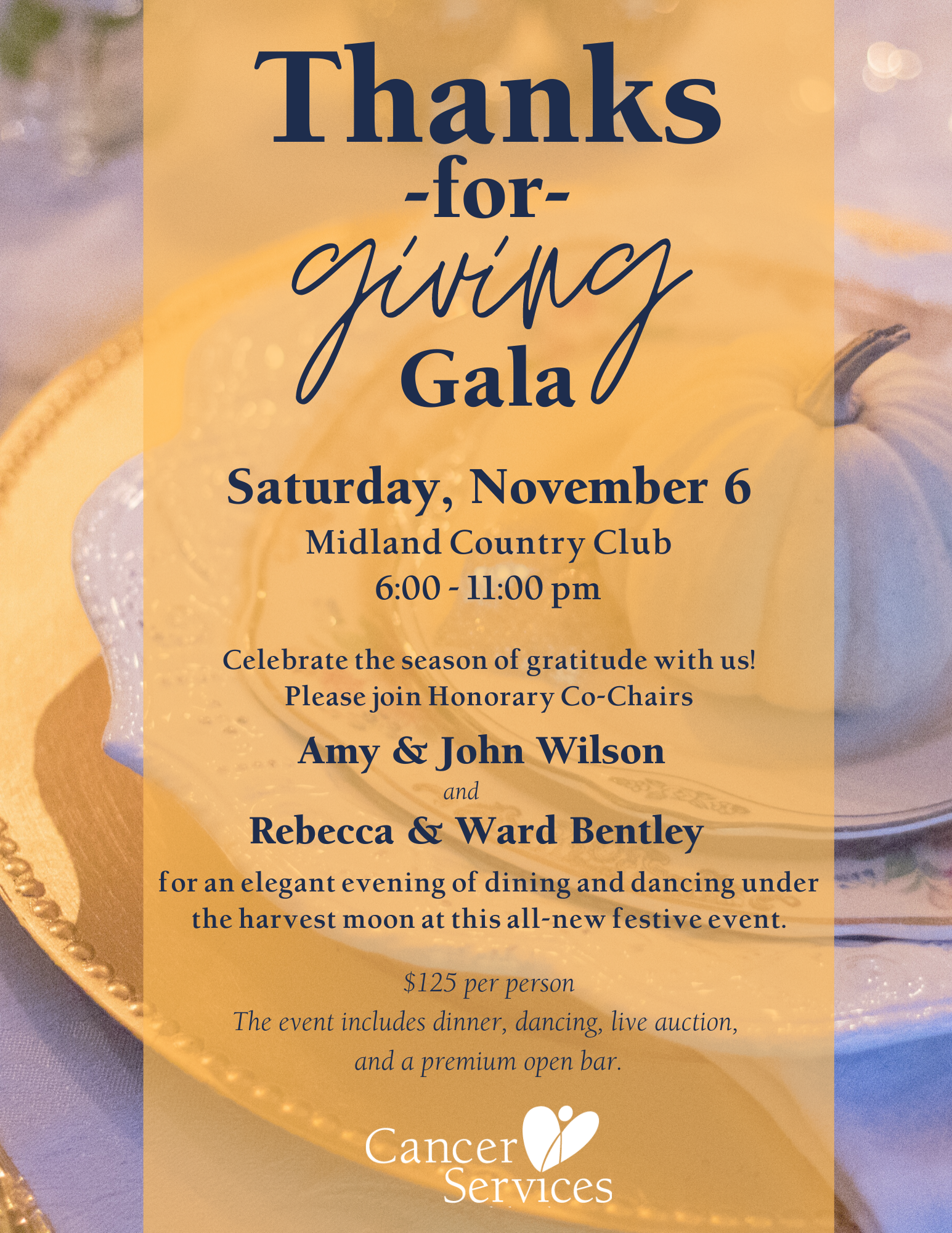 Thanks-for-giving Gala Flyer image